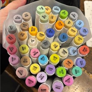 Vibrant Dual-Tip Art Markers Set